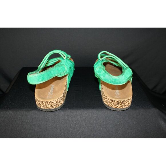 Weeboo Green Velcro Women's Sandals Size 11 - Picture 7 of 8